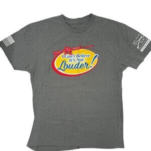 Grunt Style | Graphic Tee (I Can’t Believe It’s Not Louder!) | Men’s | L | gray